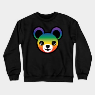 Rainbow Teddy Bear Crewneck Sweatshirt